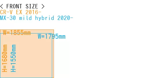 #CR-V EX 2016- + MX-30 mild hybrid 2020-